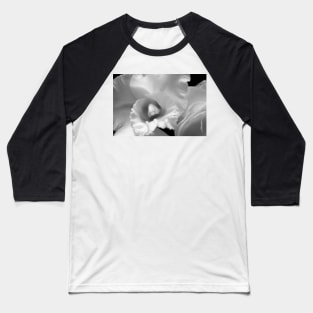 White Orchid Baseball T-Shirt